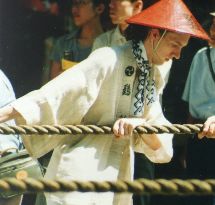 me in Gion Matsuri, Kyoto, 1998