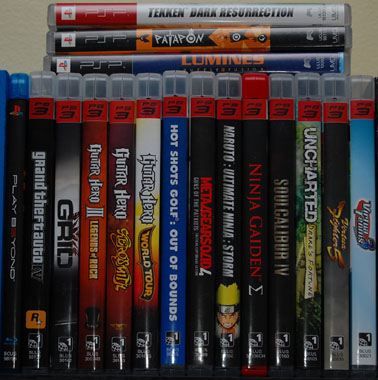 PS3 and PSP titles